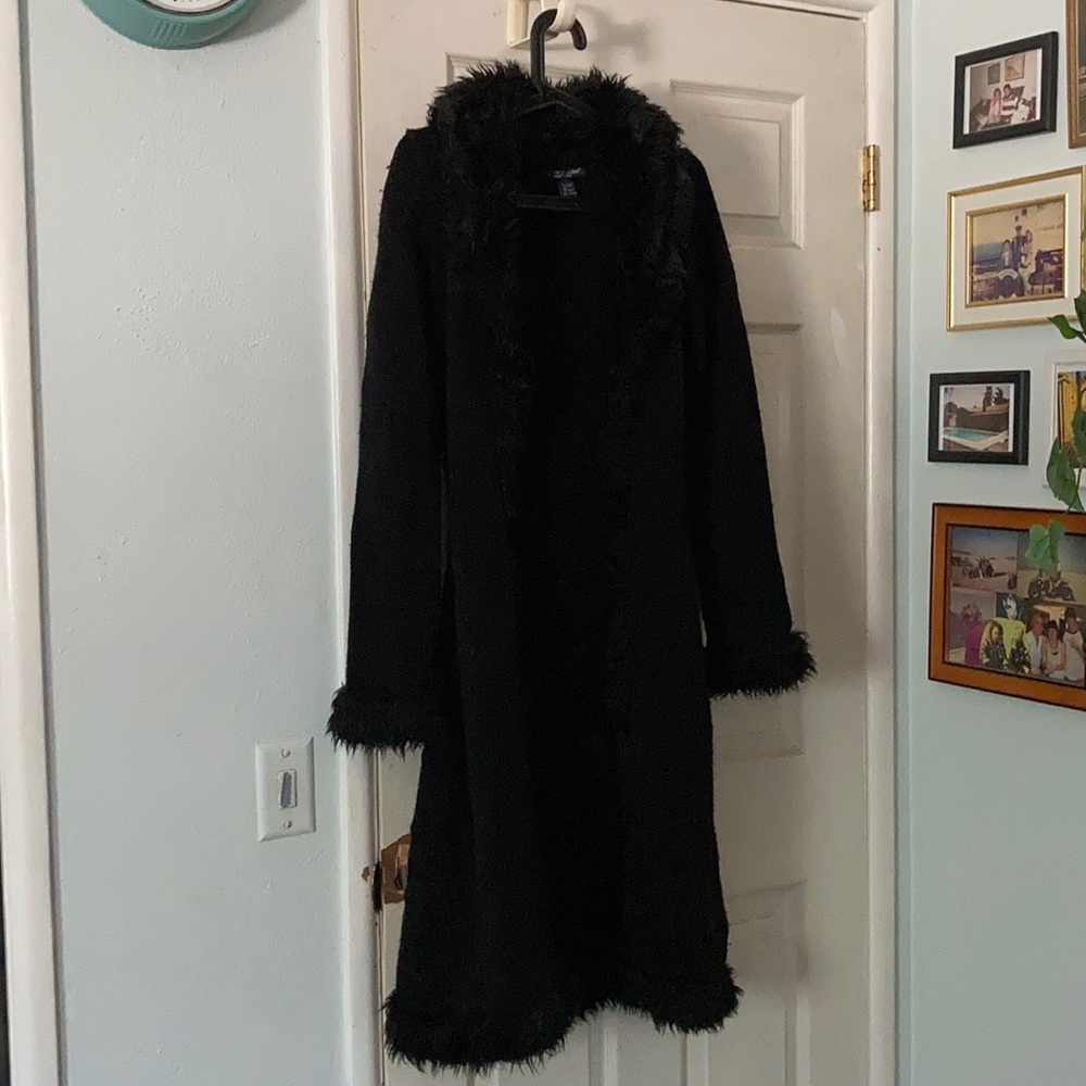 Vintage Betsey Johnson Midi Length Sweater Coat
